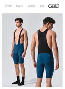 VALORE MONTON MENS BIB SHORTS NUOVA LUNA BLUE SAPPHIRE