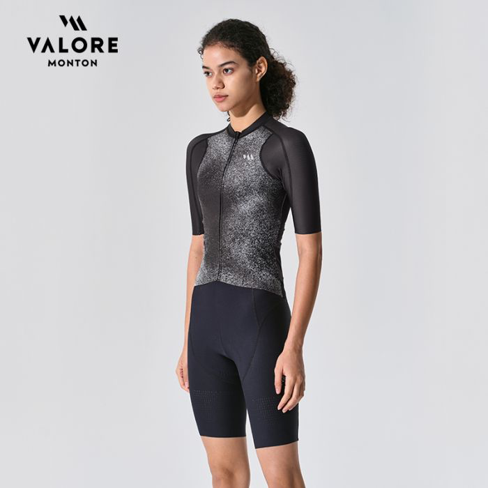 VALORE MONTON WOMENS JERSEY SUNAE BLACK GRAY