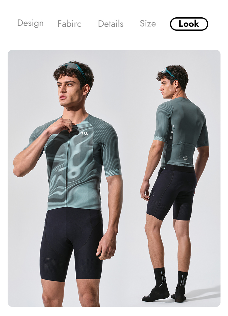 VALORE MONTON MENS JERSEY FLUIDITY GREEN GRAY