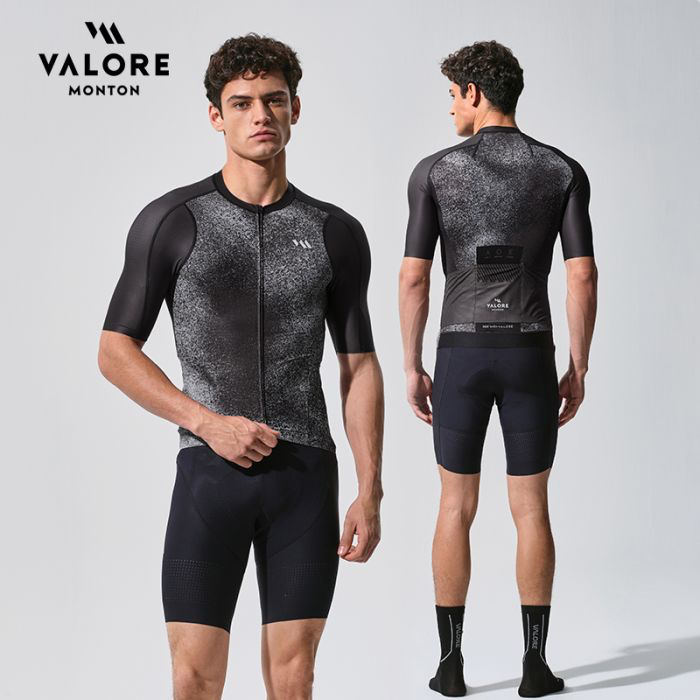 VALORE MONTON MENS JERSEY SUNAE BLACK GRAY