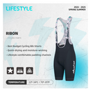 MENS CYCLING BIB SHORTS LIFESTYLE RIBON DARK GRAY