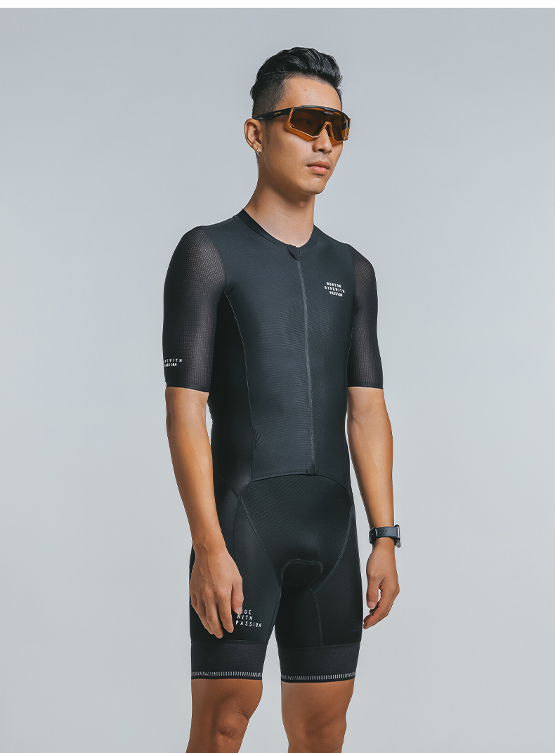 TRIATHLON SKIN SUIT SHORT SLEEVE MENS BESELF