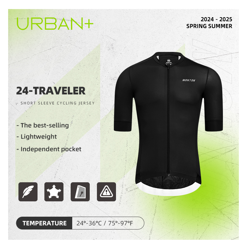 URBAN+ WOMENS JERSEY 24-TRAVELER BLACK