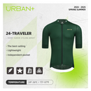 URBAN+ MENS JERSEY 24-TRAVELER DARK GREEN