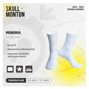 SKULL MONTON CYCLING SOCKS MINIMA WHITE