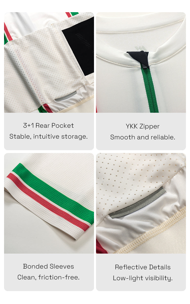 SHORT SLEEVE JERSEY WOMENS – RETRO CORSA – CLASSIC ITALIA