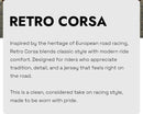 SHORT SLEEVE JERSEY MENS – RETRO CORSA – ROSA STRADA