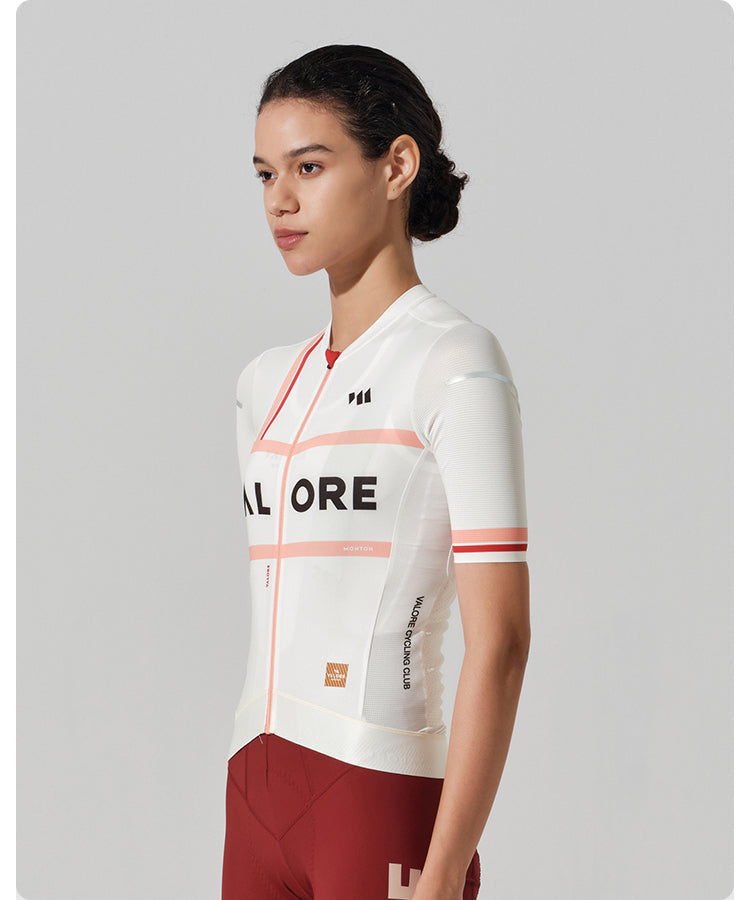 SHORT SLEEVE JERSEY WOMENS – RETRO CORSA – ROSA STRADA