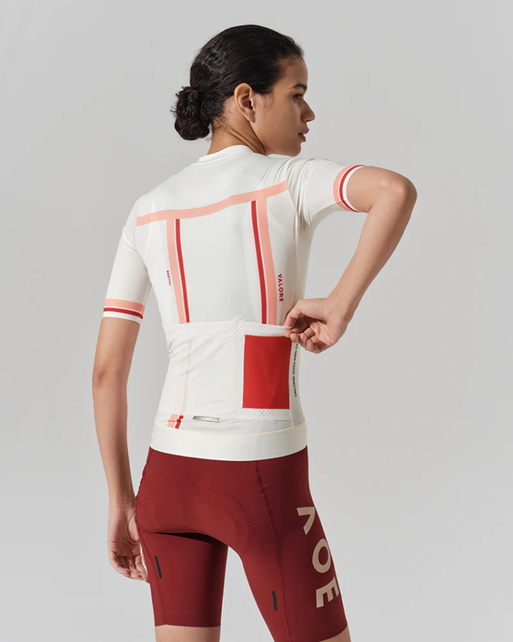 SHORT SLEEVE JERSEY WOMENS – RETRO CORSA – ROSA STRADA