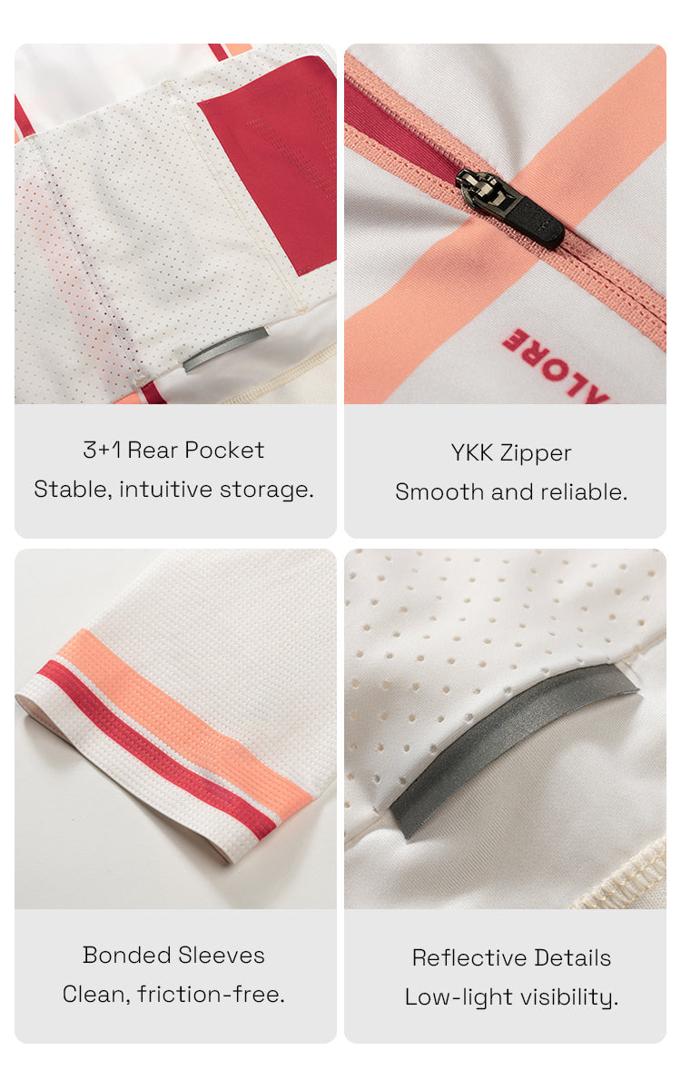 SHORT SLEEVE JERSEY MENS – RETRO CORSA – ROSA STRADA