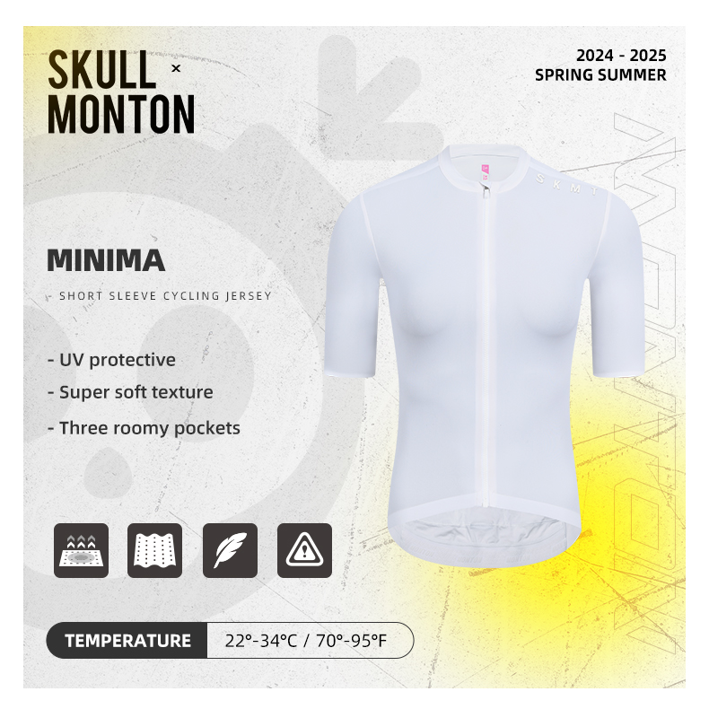 SKULL MONTON MENS JERSEY MINIMA WHITE