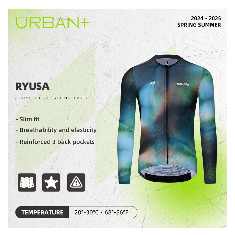 SUMMER LONG SLEEVE JERSEY MENS URBAN+ RYUSA