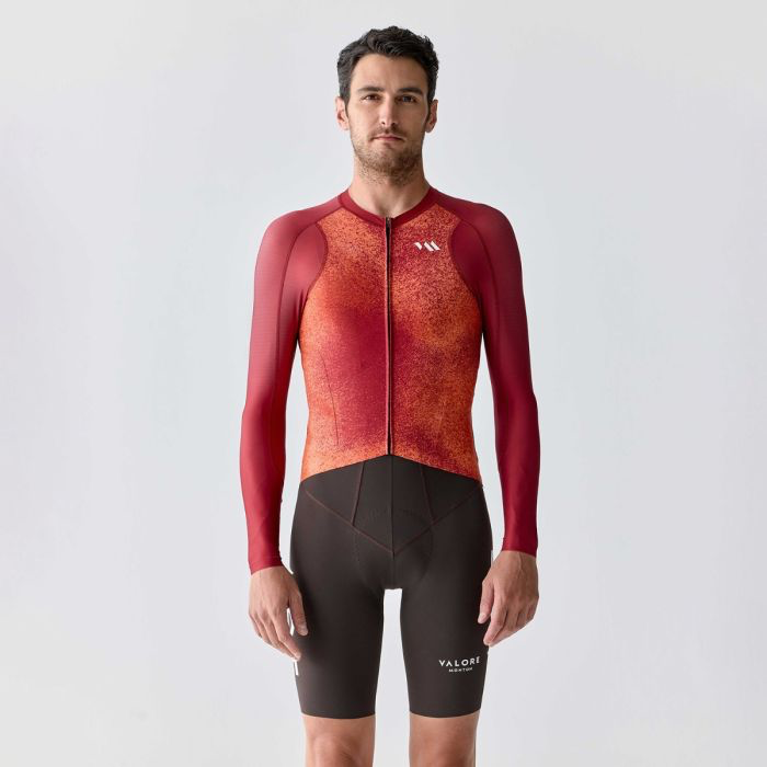 VALORE MONTON LONG SLEEVE JERSEY SUNAE RED