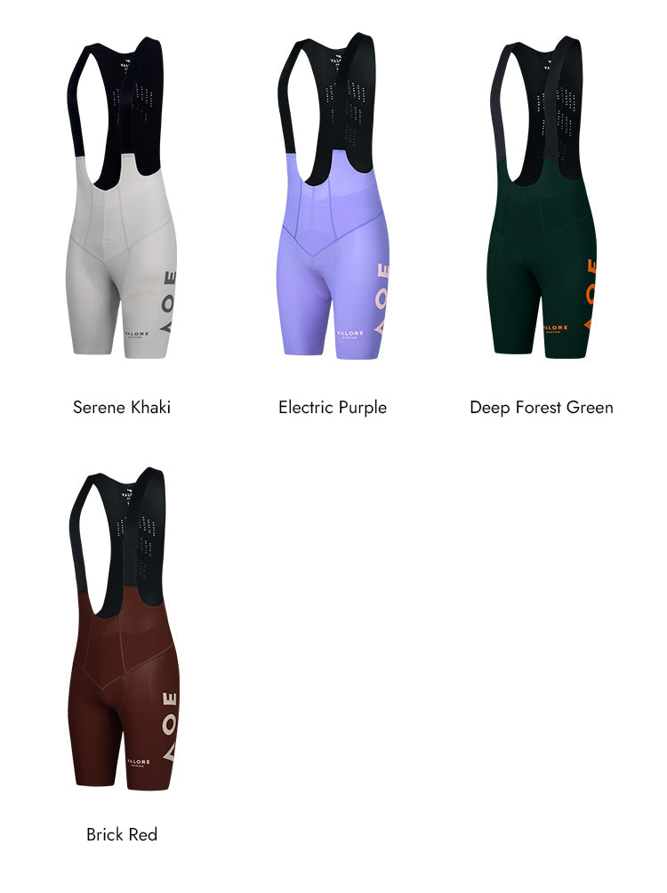 WOMENS BIB SHORTS NUOVA LUNA ELECTRIC PURPLE