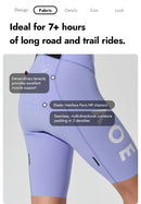 WOMENS BIB SHORTS NUOVA LUNA ELECTRIC PURPLE