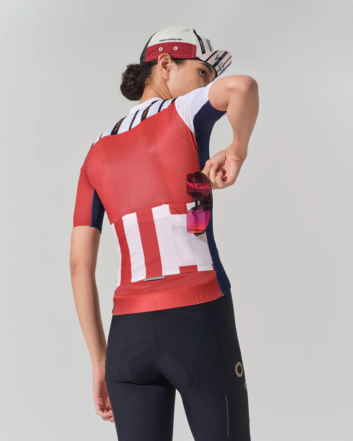 SHORT SLEEVE JERSEY WOMENS – LINEA ARTE – WINE RUST