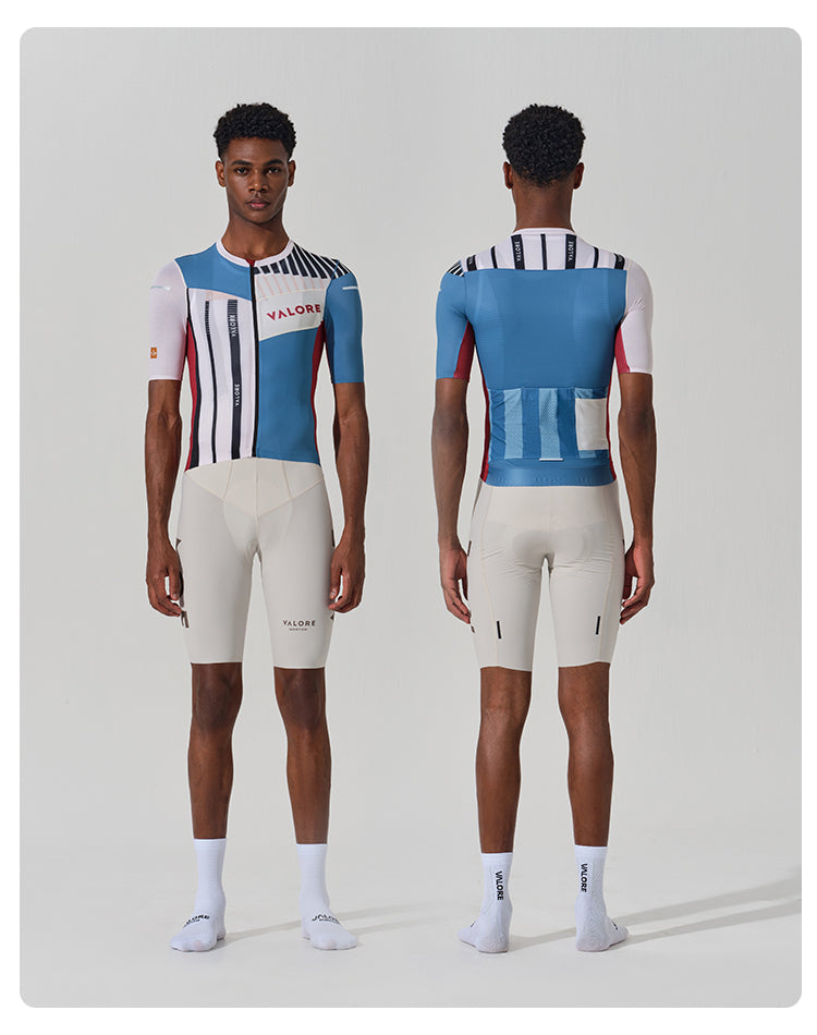 SHORT SLEEVE JERSEY MENS – LINEA ARTE – STONE BLUE