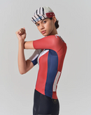 SHORT SLEEVE JERSEY WOMENS – LINEA ARTE – WINE RUST