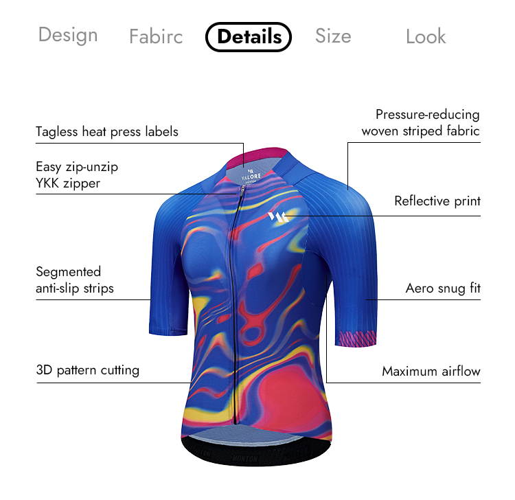 VALORE MONTON MENS JERSEY FLUIDITY DODGER BLUE