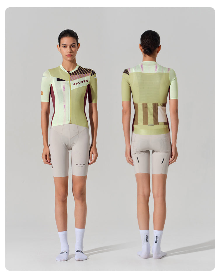 SHORT SLEEVE JERSEY WOMENS – LINEA ARTE – OLIVE MIST