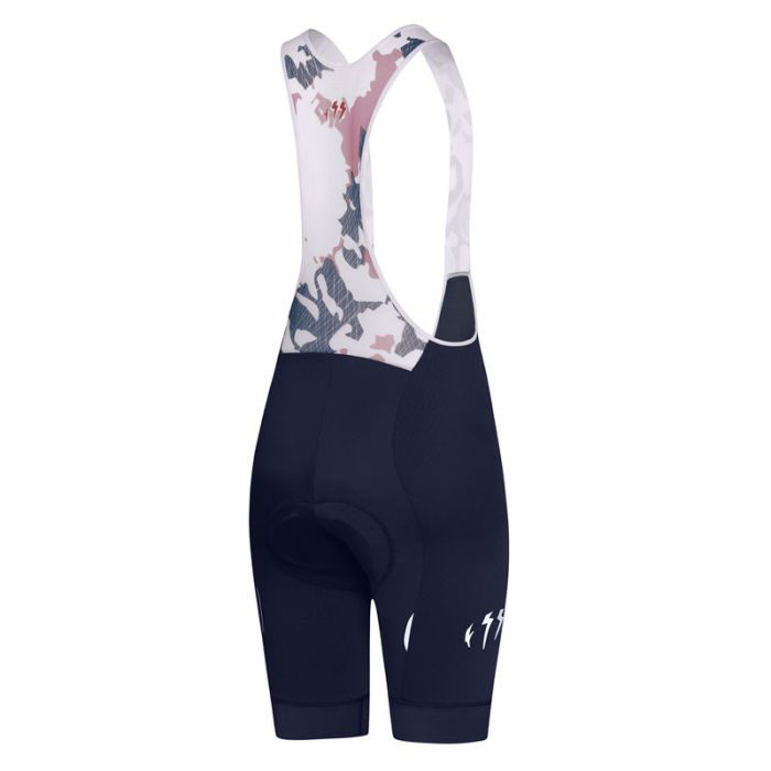 WOMENS CYCLING BIB SHORTS LIFESTYLE RIBON DARK BLUE