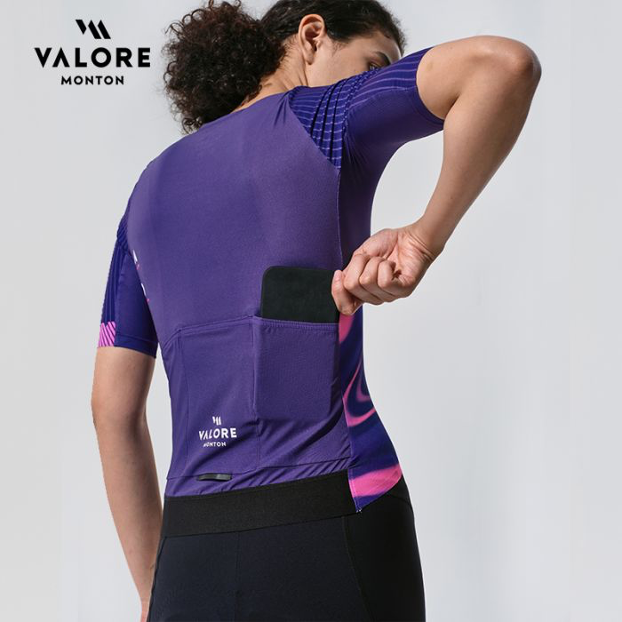 VALORE MONTON WOMENS JERSEY FLUIDITY FLUIDITY PURPLE