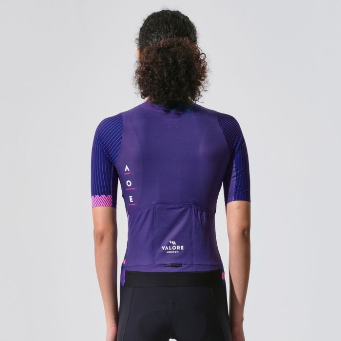 VALORE MONTON WOMENS JERSEY FLUIDITY FLUIDITY PURPLE