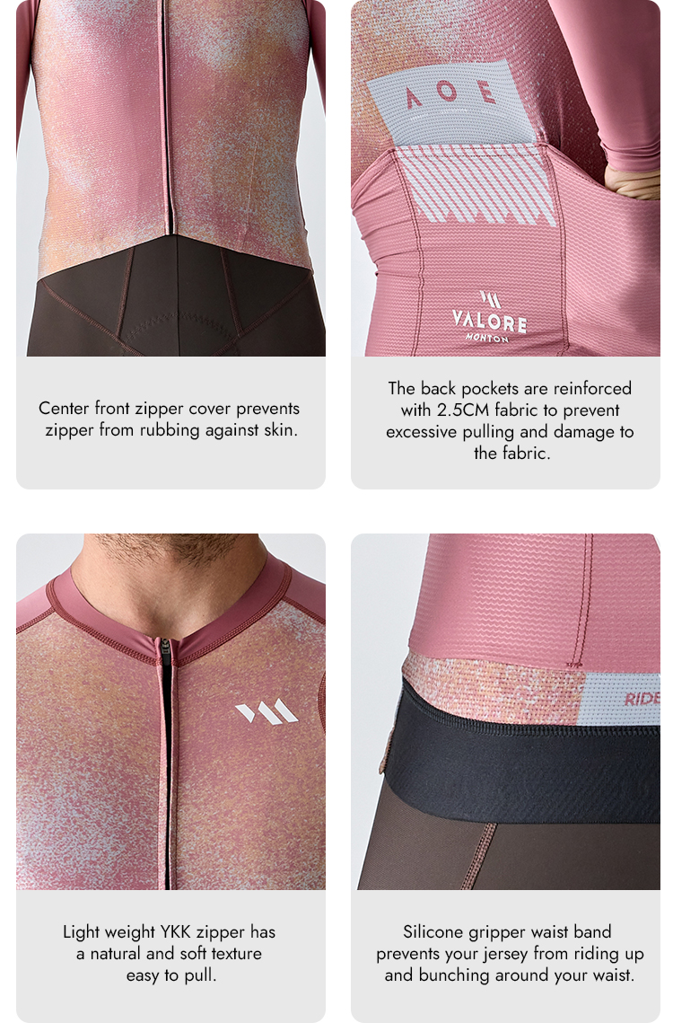 VALORE MONTON LONG SLEEVE JERSEY SUNAE LIGHT PINK