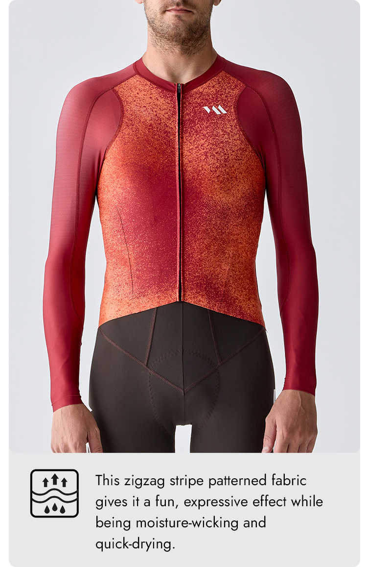 VALORE MONTON LONG SLEEVE JERSEY SUNAE RED