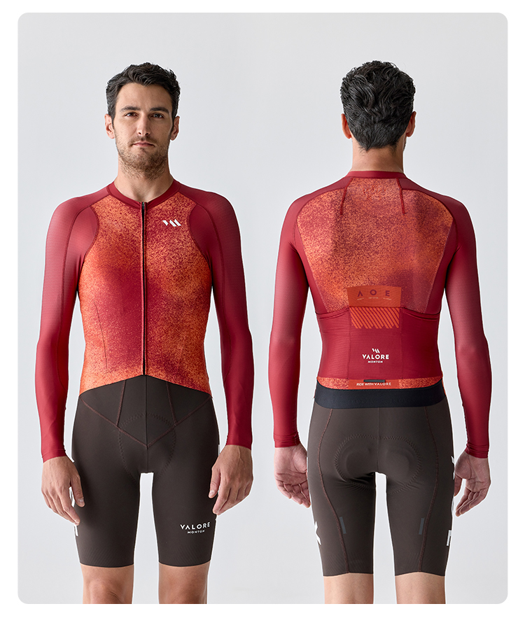 VALORE MONTON LONG SLEEVE JERSEY SUNAE RED