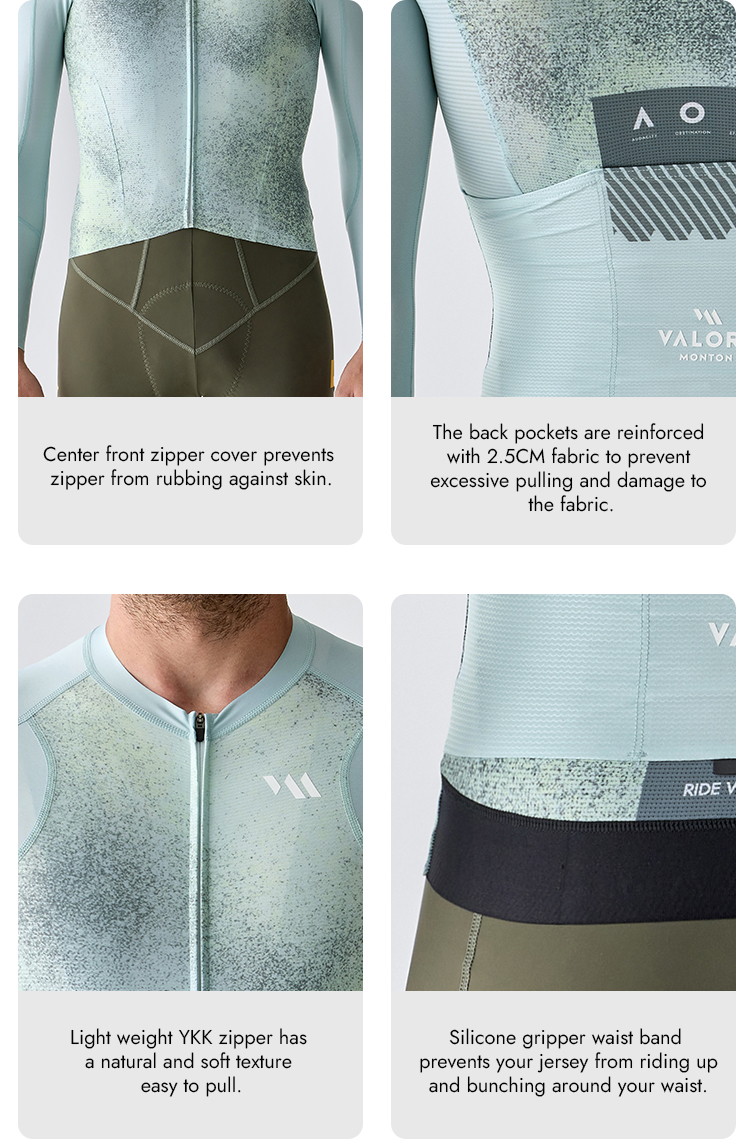 VALORE MONTON LONG SLEEVE JERSEY SUNAE LAUREL GREEN