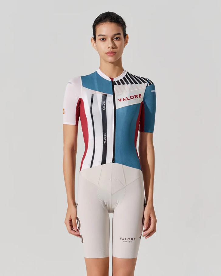 SHORT SLEEVE JERSEY WOMENS – LINEA ARTE – STONE BLUE