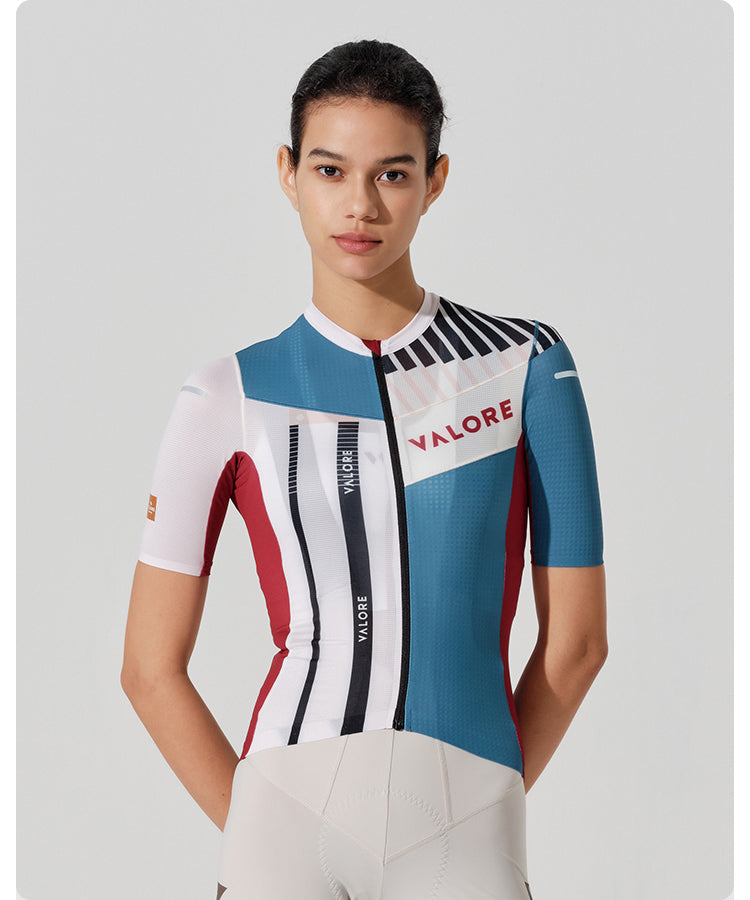 SHORT SLEEVE JERSEY WOMENS – LINEA ARTE – STONE BLUE