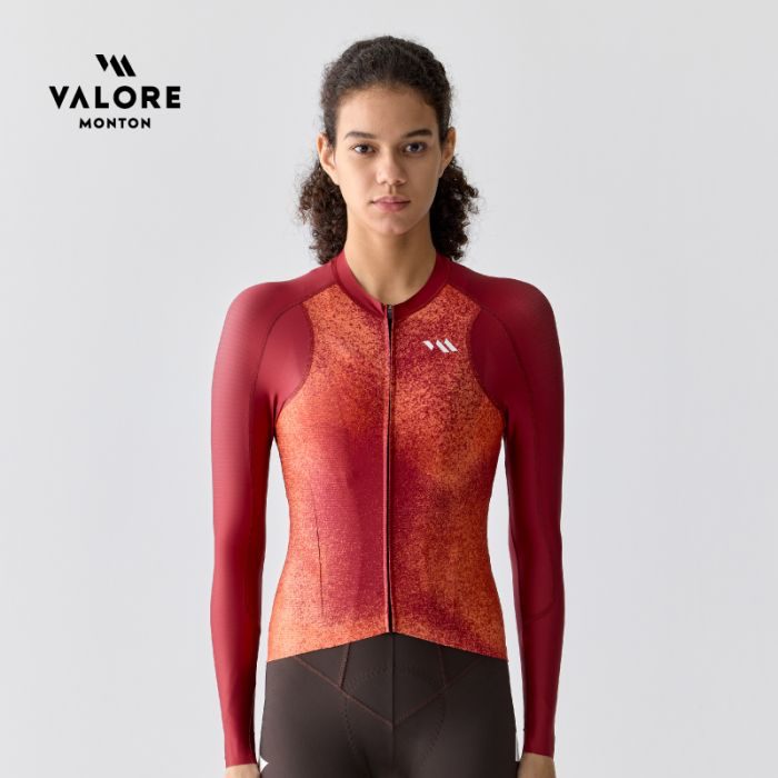 VALORE MONTON WOMEN LONG SLEEVE JERSEY SUNAE RED