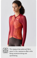 VALORE MONTON WOMEN LONG SLEEVE JERSEY SUNAE RED