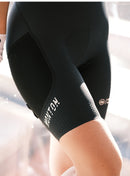 WOMENS CYCLING BIB SHORTS URBAN+ TRAVELER BLACK