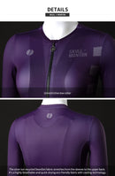 SKULL MONTON LONG SLEEVE CYCLING JERSEY WOMENS SATURDAY II PURPLE