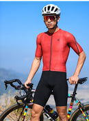 MENS SHORT SLEEVE CYCLING JERSEY PRO CARBONFIBER RED