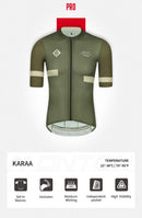 MENS CYCLING JERSEY PRO KARAA TEA GREEN