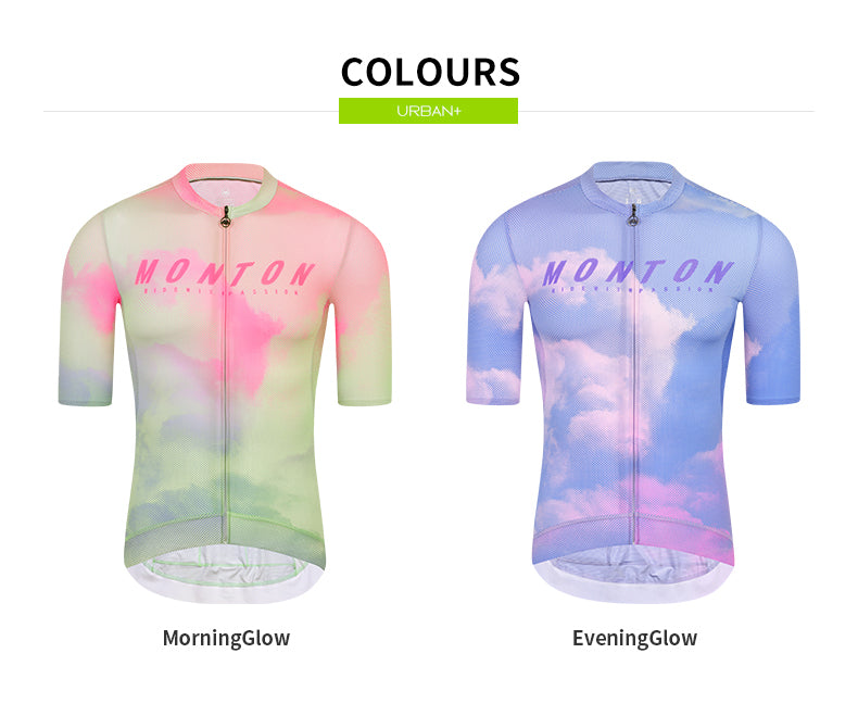 MENS CYCLING JERSEY URBAN+ MORNINGGLOW