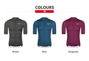 MENS CYCLING JERSEY PRO OBAKE BURGUNDY