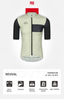 MENS CYCLING JERSEY PRO REVIVAL KHAKI