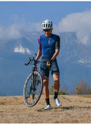 MENS CYCLING JERSEY URBAN+ TRAVELER EVO BLUE