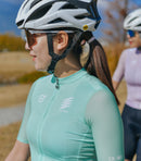 SKULL MONTON WOMENS CYCLING JERSEY SATURDAY III FERN GREEN