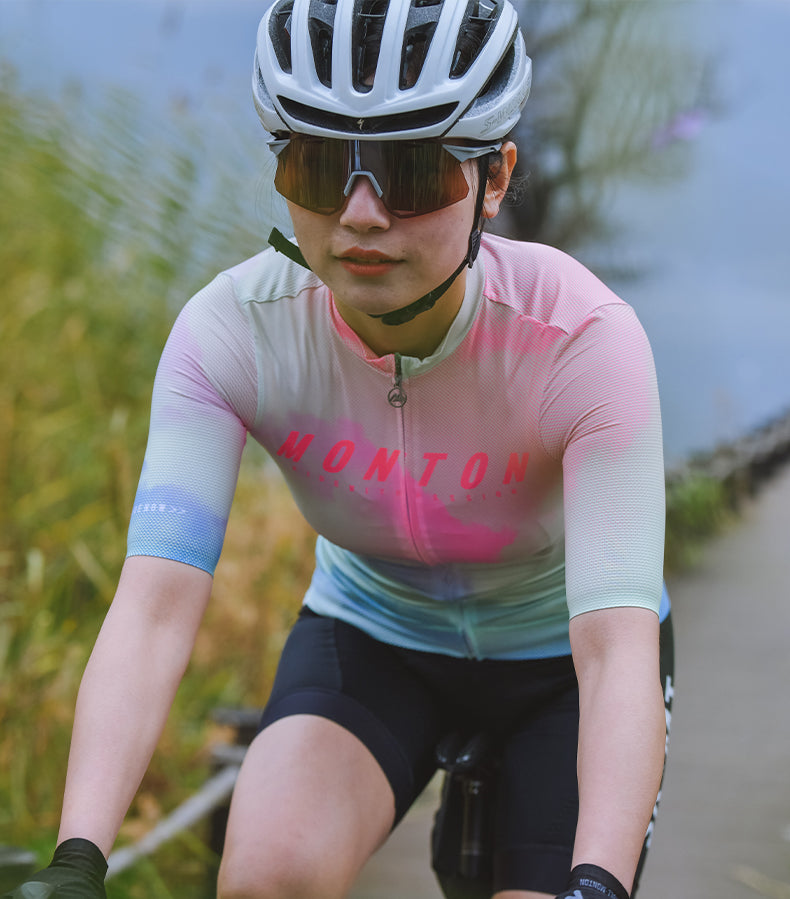 WOMENS CYCLING JERSEY URBAN+ MORNINGGLOW