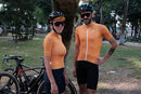 SKULL MONTON MENS CYCLING JERSEY TEA ORANGE